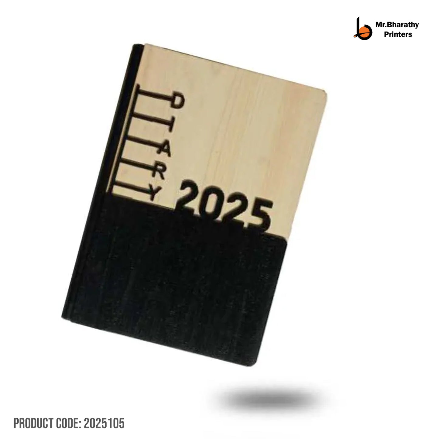 A-5 1 Date Wooden Cover Diary-2025805