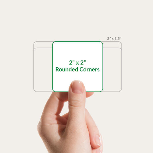 Square Rounded Corner Visiting Card