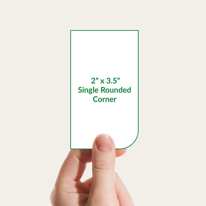 Single Rounded Corner Visiting Card