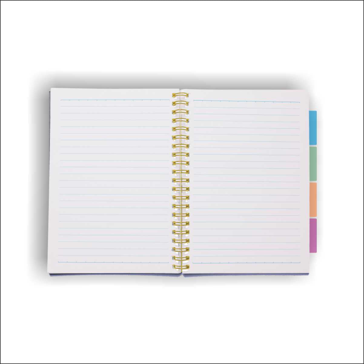 A5 Size Wiro Notebook- C5 White