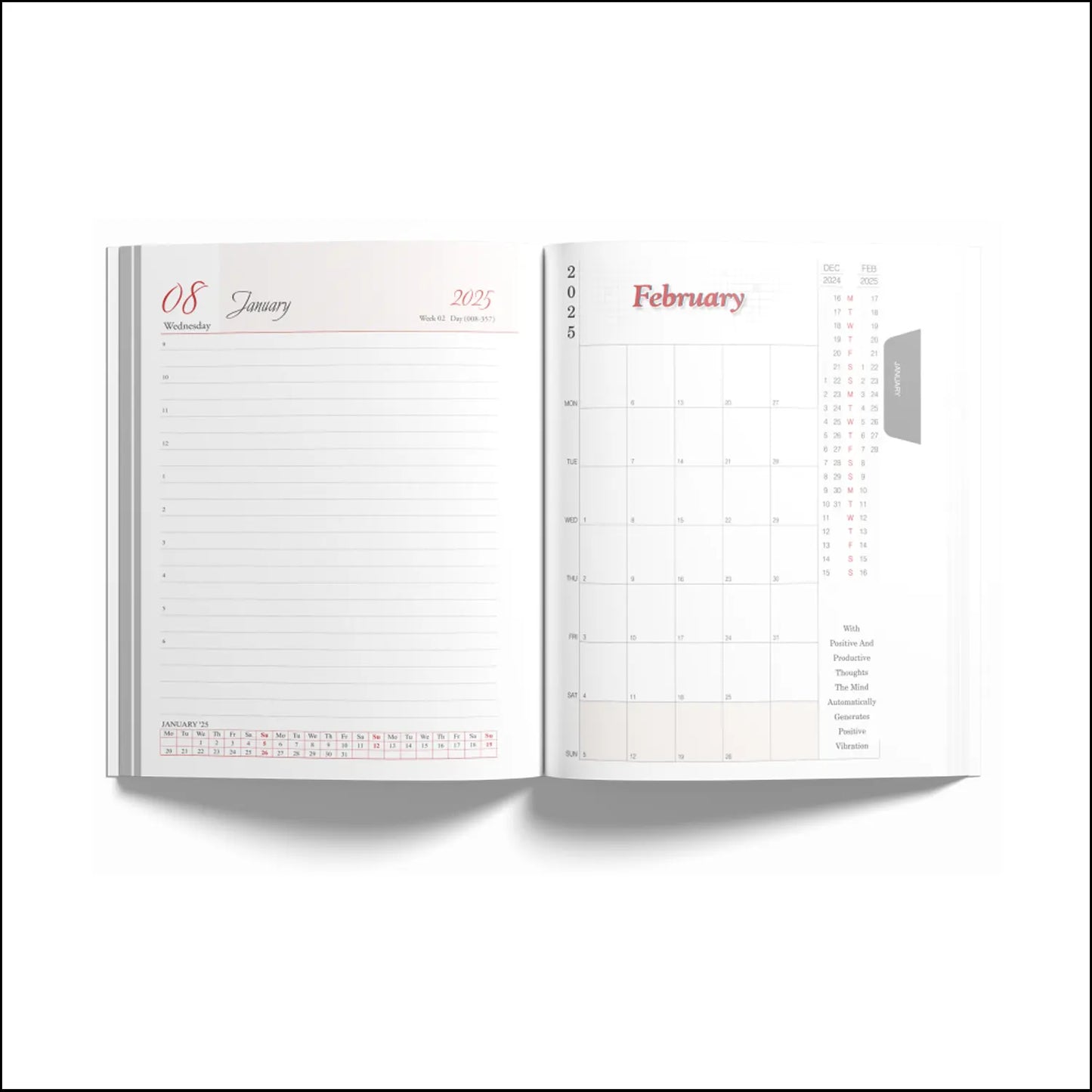 A-5 1 Date PU Cover Diary-2025111