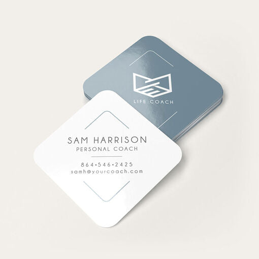 Square Rounded Corner Visiting Card