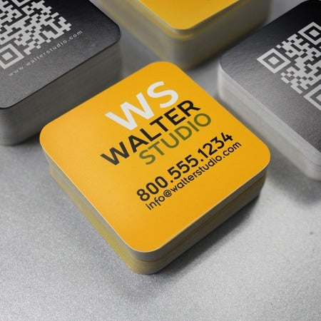 Square Rounded Corner Visiting Card