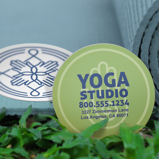 Circle Shape Visiting Card