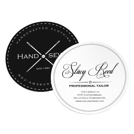 Circle Shape Visiting Card
