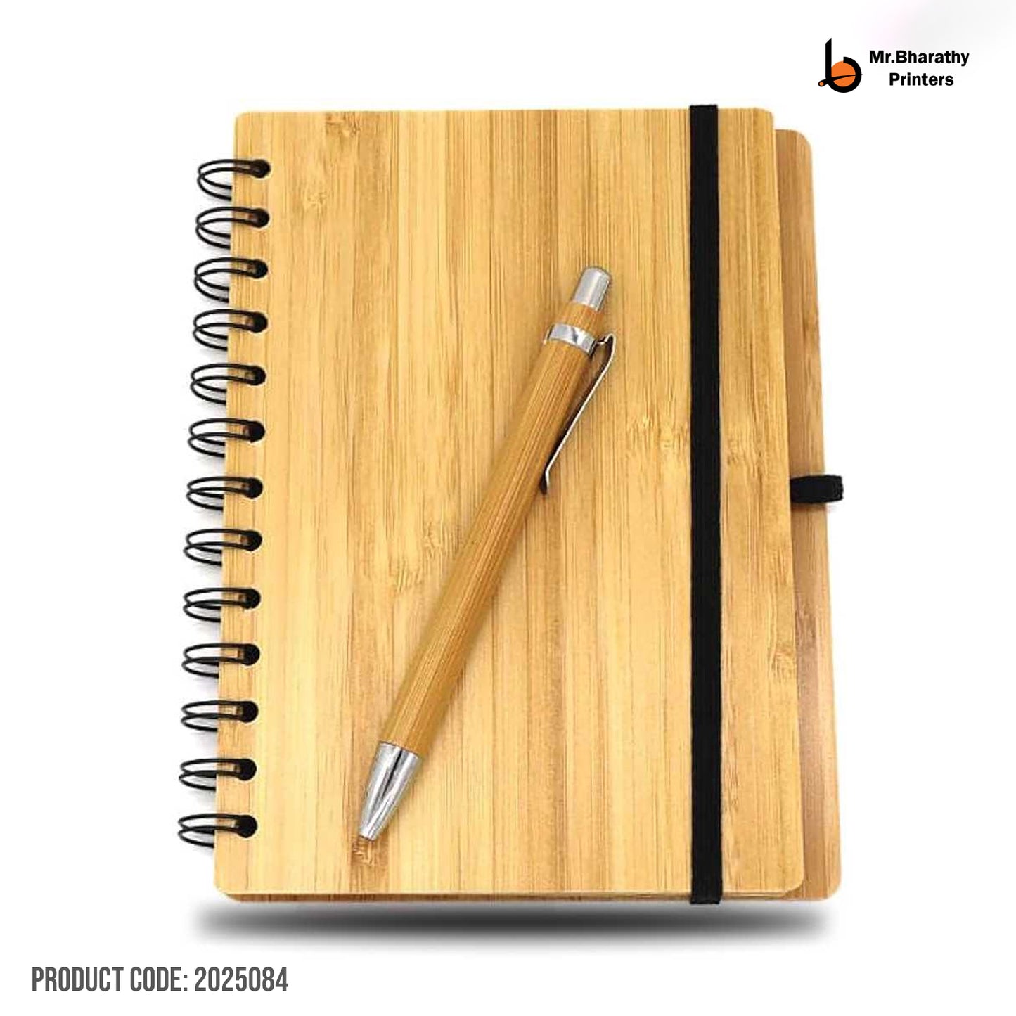 A-5 Wiro Wooden Notebook-2025084