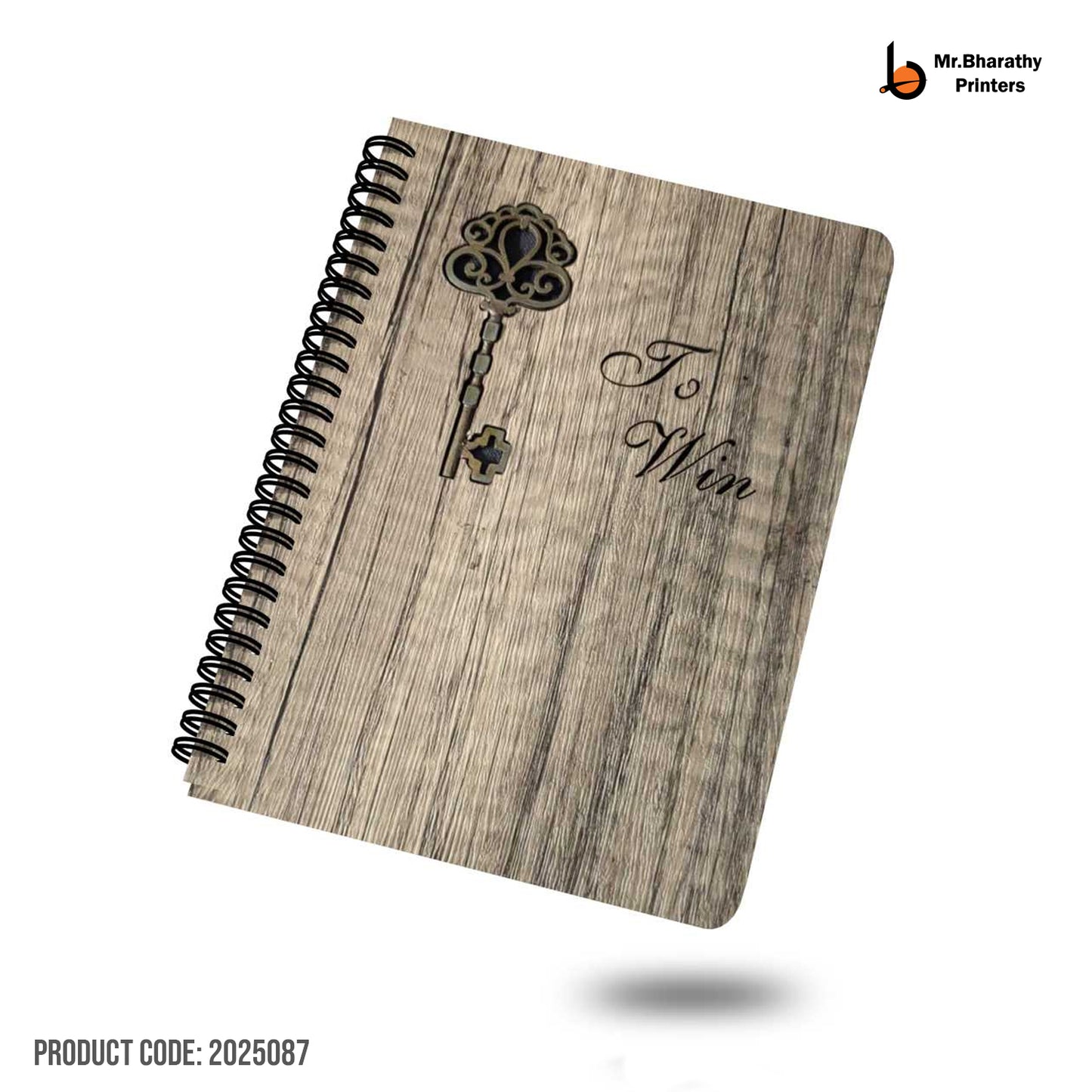 A-5 Wiro Wooden Notebook-2025087