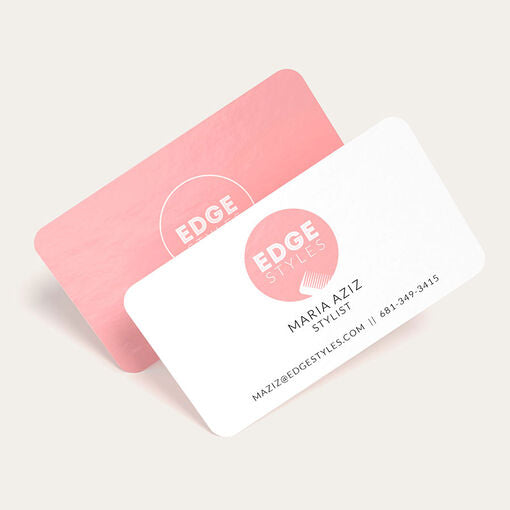Slim Rounded Corner Visiting Card