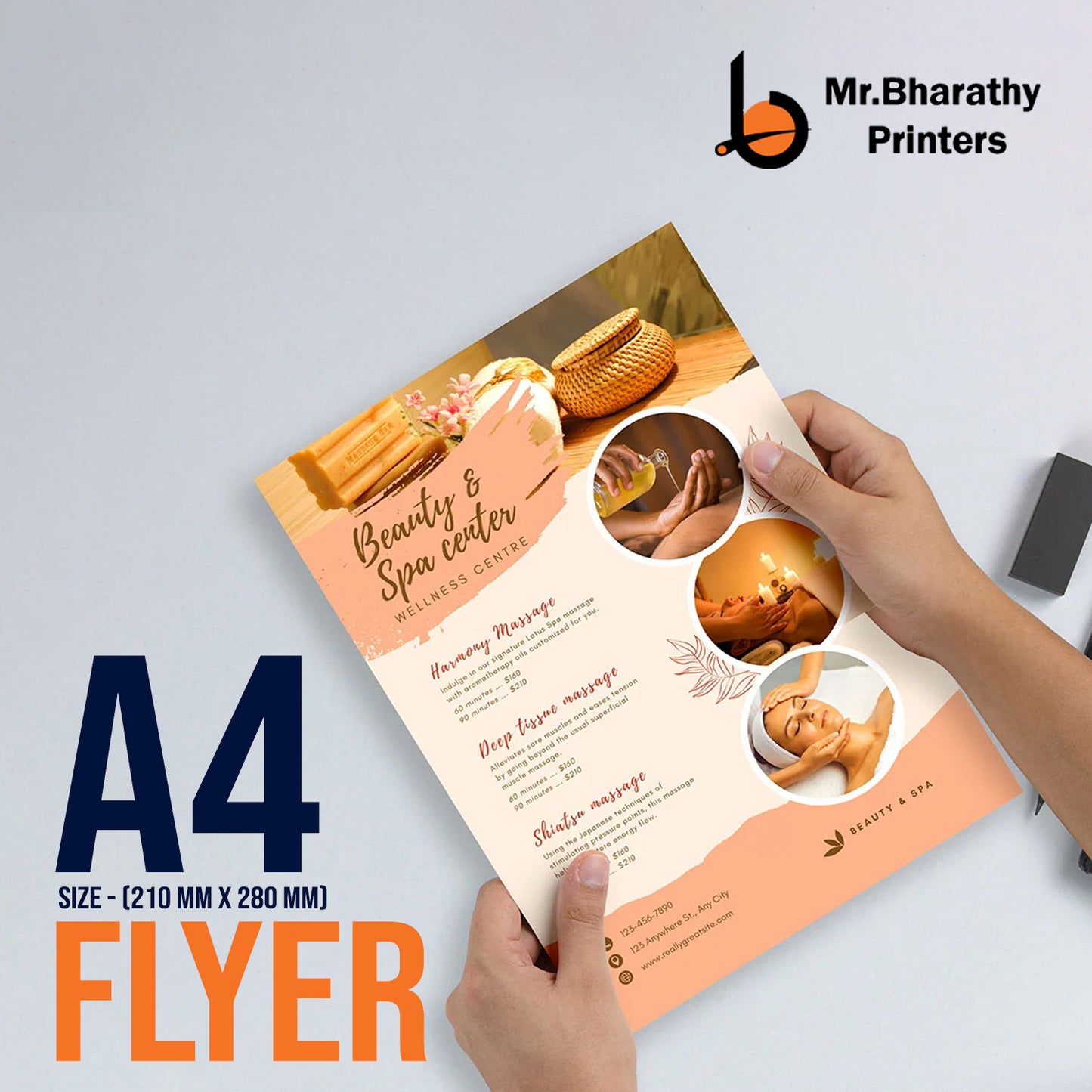A4 Multicolor Flyer - 100 GSM - 8000 nos