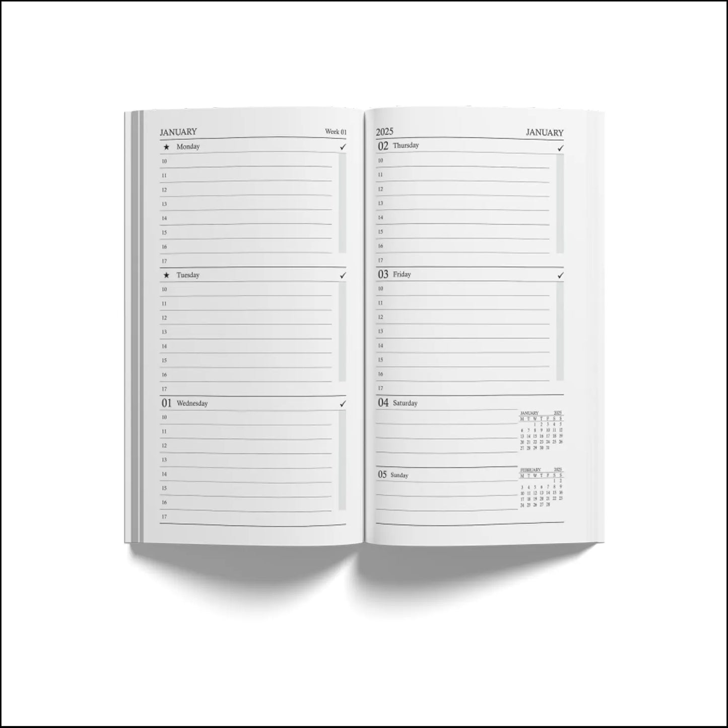 Compact Size Personal Diary-2025162