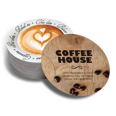 Circle Shape Visiting Card